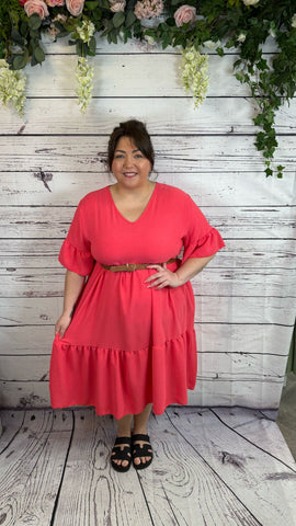 Sasha coral Onesize 18-24 £24.99