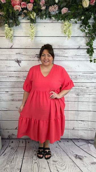 Sasha coral Onesize 18-24 £24.99