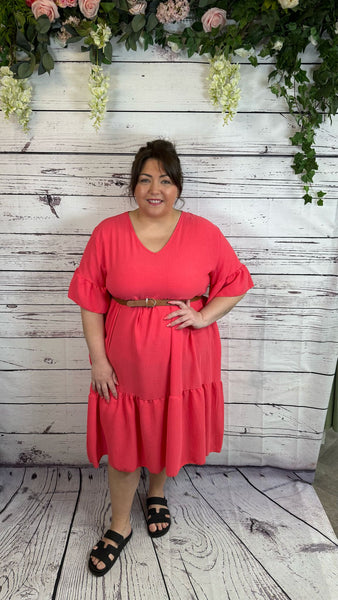 Sasha coral Onesize 18-24 £24.99
